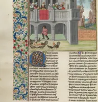 An illustration from Chroniques (Book Three) (1480)