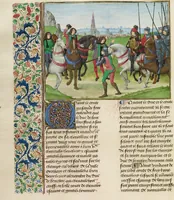 An illustration from Chroniques (Book Three) (1480)
