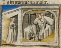An illustration from Roman de la Rose (1405)