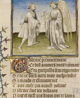 An illustration from Roman de la Rose (1405)