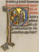 An illustration from Concluding Volume of a Bible (1260)