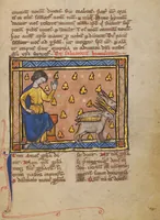 An illustration from Bestiary (1270)