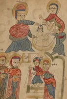 An illustration from Gospel Book (1386)