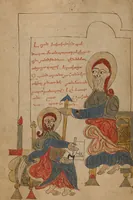 An illustration from Gospel Book (1386)