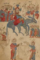An illustration from Gospel Book (1386)
