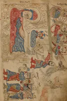An illustration from Gospel Book (1386)