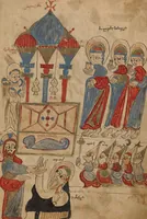 An illustration from Gospel Book (1386)