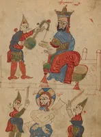 An illustration from Gospel Book (1386)