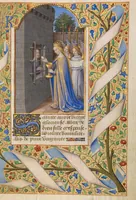 An illustration from Katherine Hours (1480)