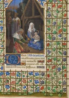 An illustration from Katherine Hours (1480)