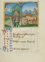 An illustration from Book of Hours (1550)
