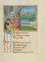 An illustration from Book of Hours (1550)