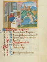 An illustration from Book of Hours (1550)