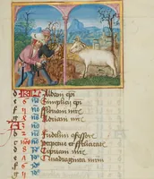 An illustration from Book of Hours (1550)