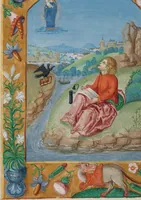 An illustration from Book of Hours (1550)