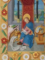 An illustration from Book of Hours (1550)