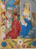An illustration from Book of Hours (1550)
