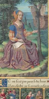 An illustration from Ovid, Excerpts from Heroides; Octavien de Saint-Gelais, Letters (1493)