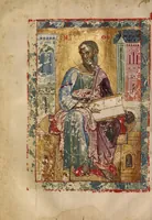 An illustration from Gospel Book (1250)