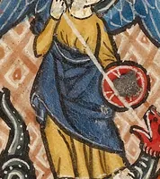 Picture 4 of 5 from Four cuttings from a Cistercian antiphonal (see Ms. 44) (1260), leaf 7