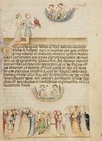 An illustration from Legenda Venerabilium Virorum Aymonis et Vermondi (1400)