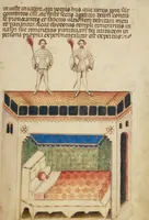 An illustration from Legenda Venerabilium Virorum Aymonis et Vermondi (1400)