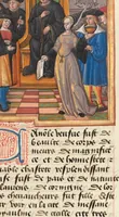 An illustration from Des cleres et nobles femmes; Le livre de la Cité des Dames (1470)