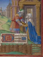 An illustration from Book of Hours (1480)