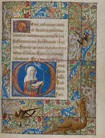 An illustration from Book of Hours (1480)