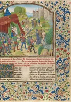 An illustration from Livre des fais d'Alexandre le grant (1470)