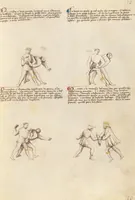 An illustration from Il Fior di Battaglia (1410)