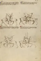 An illustration from Il Fior di Battaglia (1410)