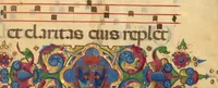 An illustration from Leaf from the Antiphonal of Cardinal Bessarion (1455)