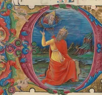 Picture 3 of 3 from Leaf from the Antiphonal of Cardinal Bessarion (1455), leaf 2