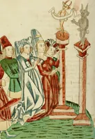 An illustration from Barlaam und Josaphat (1469)