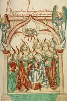 An illustration from Barlaam und Josaphat (1469)