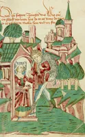 An illustration from Barlaam und Josaphat (1469)