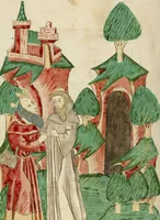 An illustration from Barlaam und Josaphat (1469)