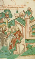 An illustration from Barlaam und Josaphat (1469)