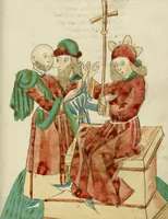 An illustration from Barlaam und Josaphat (1469)