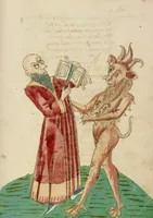 An illustration from Barlaam und Josaphat (1469)