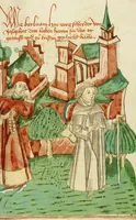 An illustration from Barlaam und Josaphat (1469)