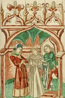 An illustration from Barlaam und Josaphat (1469)