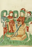 An illustration from Barlaam und Josaphat (1469)