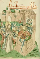 An illustration from Barlaam und Josaphat (1469)