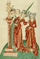 An illustration from Barlaam und Josaphat (1469)