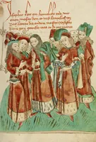 An illustration from Barlaam und Josaphat (1469)