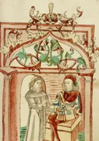 An illustration from Barlaam und Josaphat (1469)