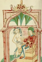 An illustration from Barlaam und Josaphat (1469)