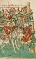 An illustration from Barlaam und Josaphat (1469)